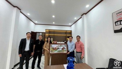 Hội Doanh Nghiệp Trẻ Hoài Đức Thăm Và Làm Việc Tại Công Ty TNHH Thương Mại Thép & Vật Tư Trần Hưng